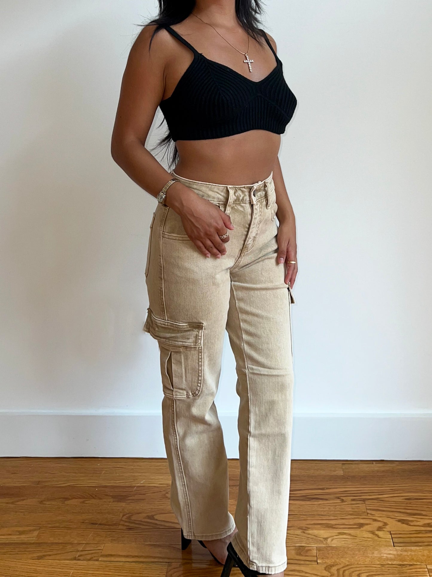 Petite Cargo Jeans