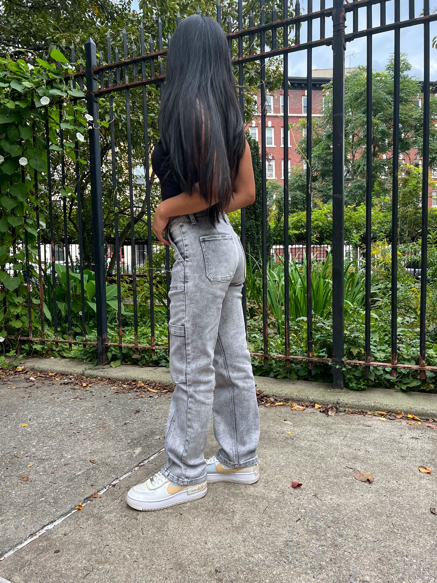 Petite Cargo Jeans