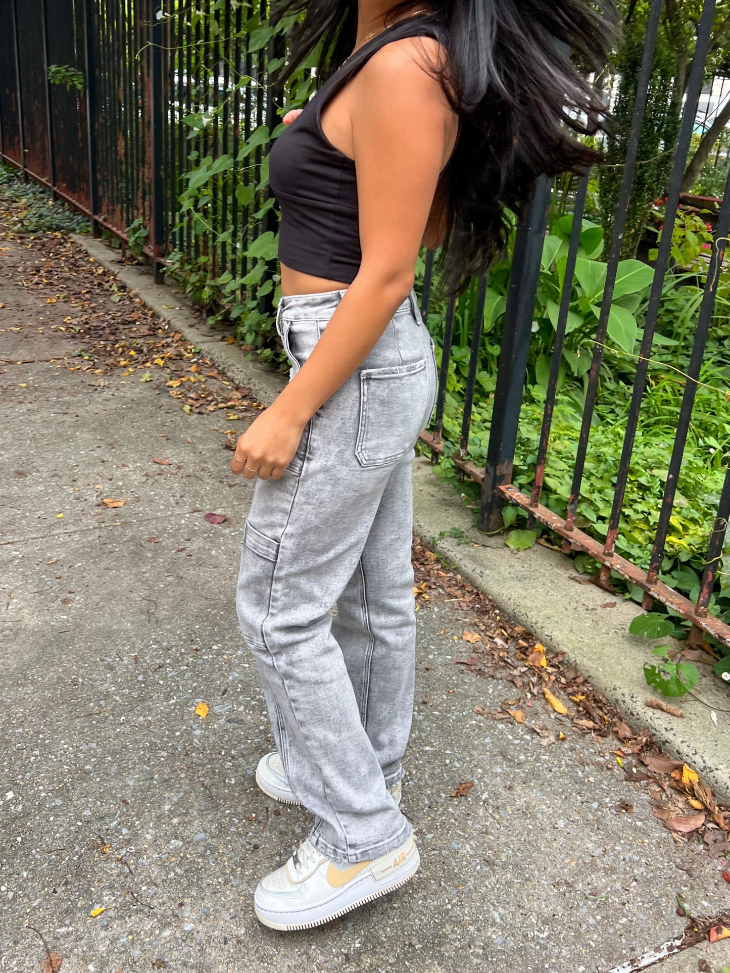 Petite Cargo Jeans