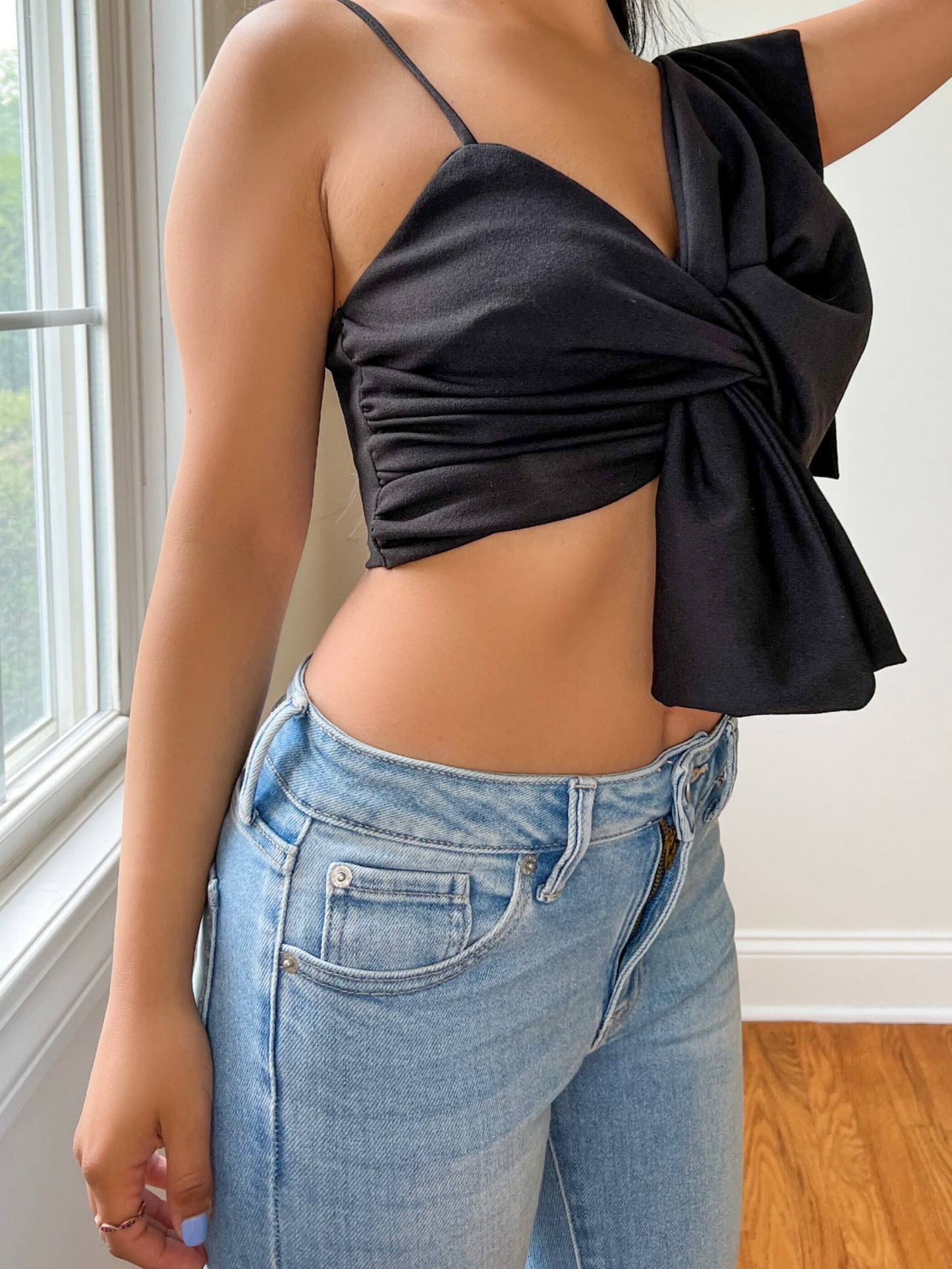 Vegas - Extra Bow Crop Top