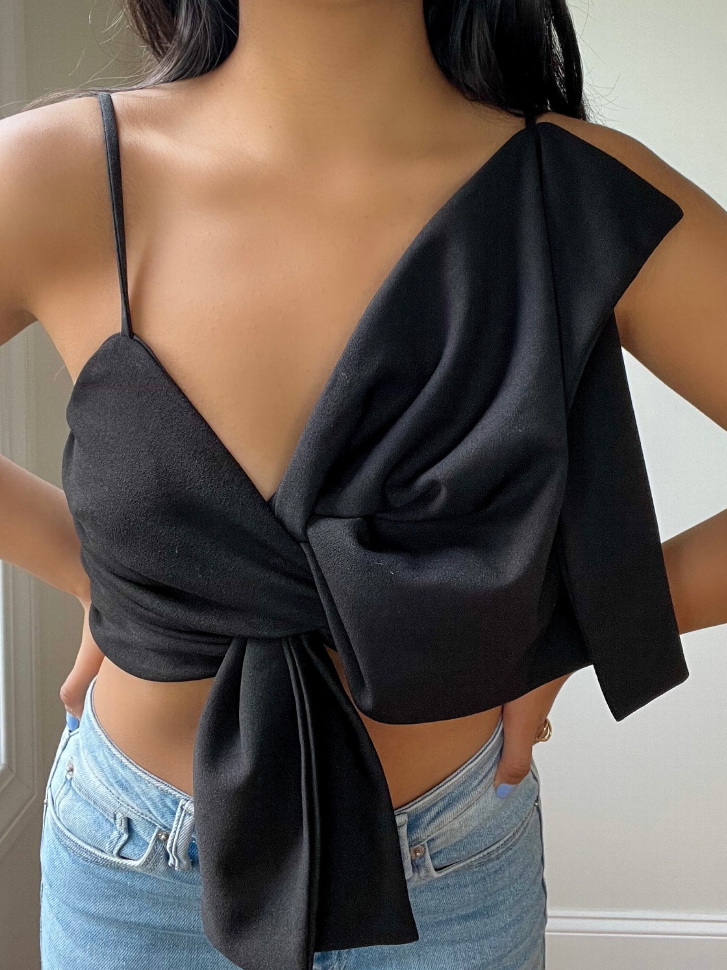 Vegas - Extra Bow Crop Top