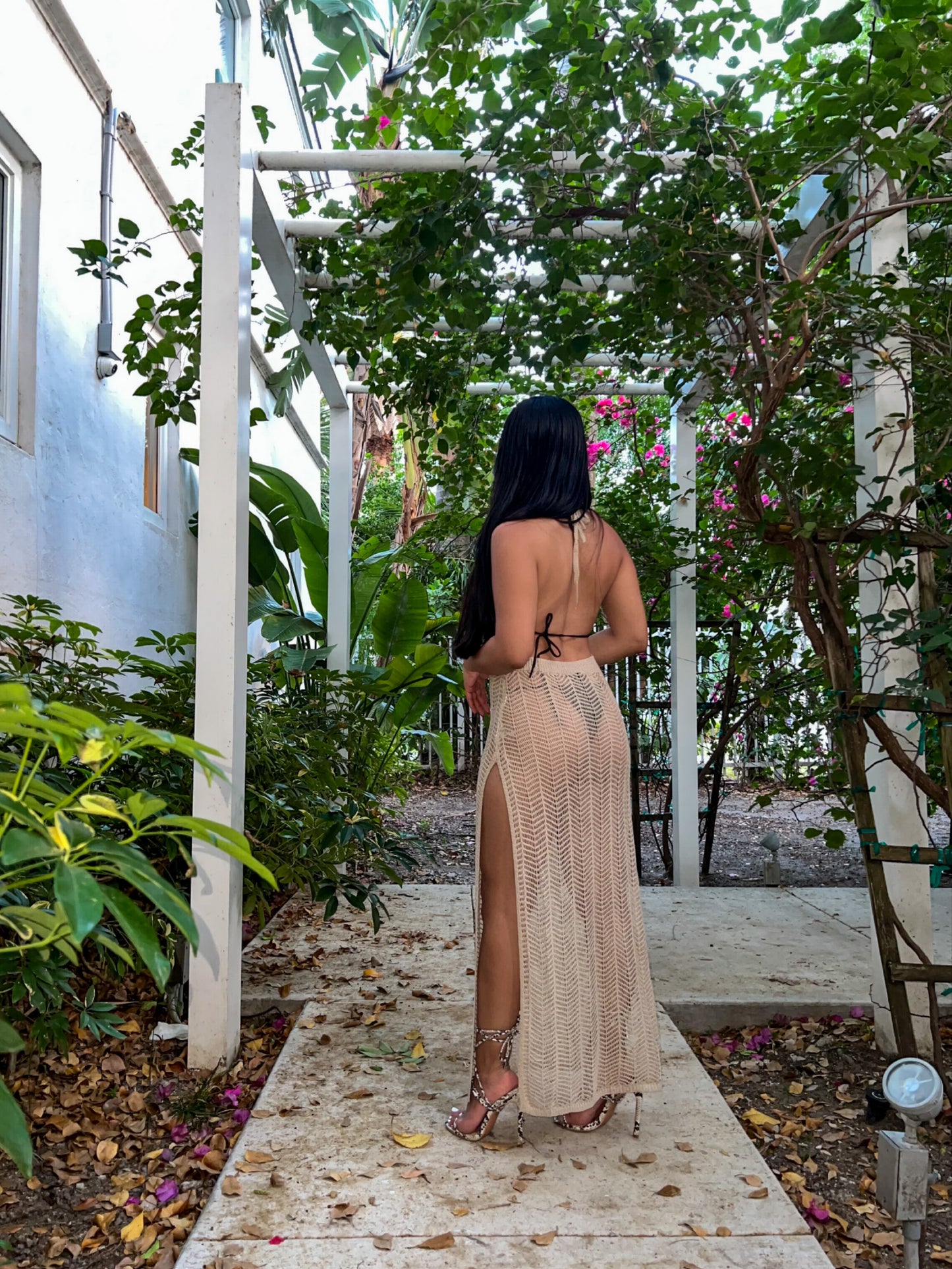 Tulum - Petite Knit Coverup Maxi Dress