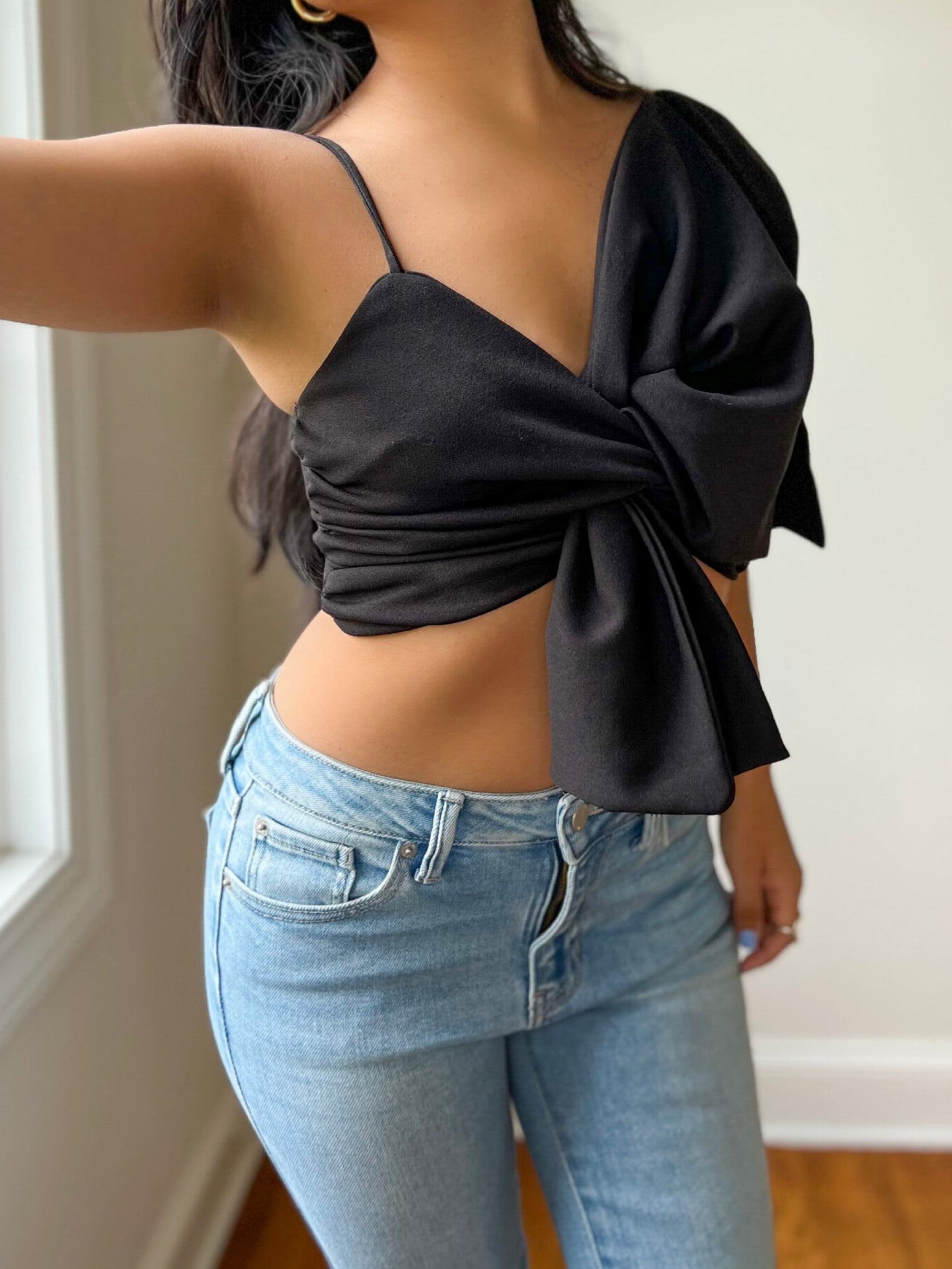 Vegas - Extra Bow Crop Top