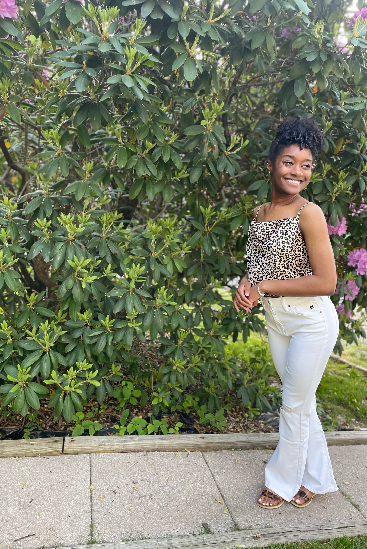 Petite White Flare Jeans