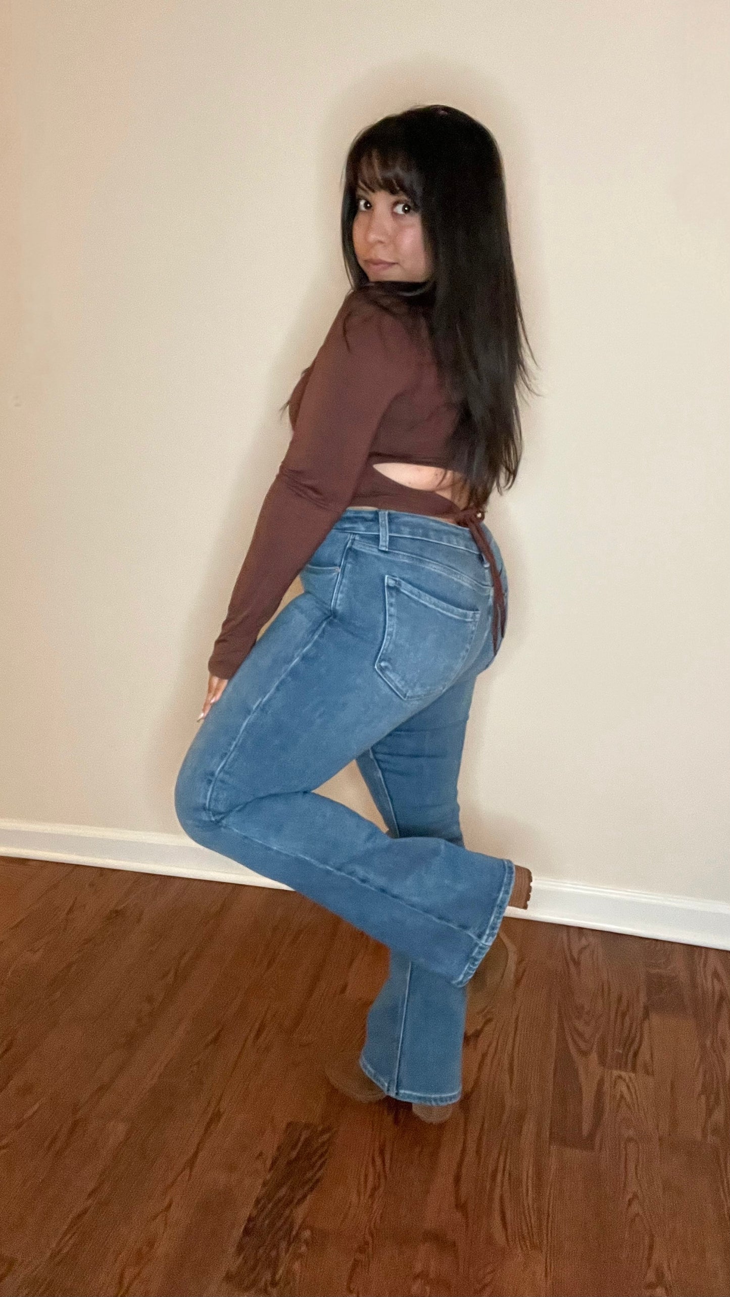 Minimalist - Petite Medium Wash Flare Jeans