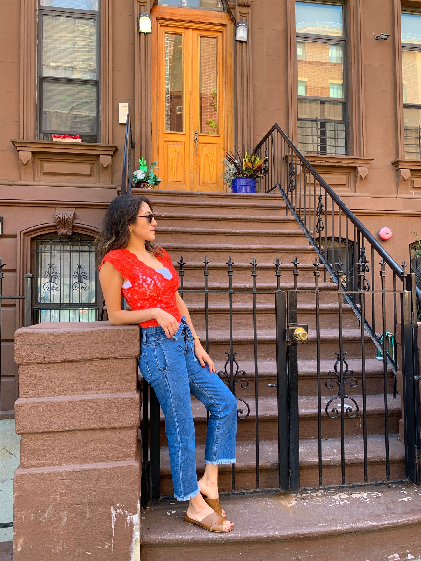 Eastside Petite Fringe Jeans