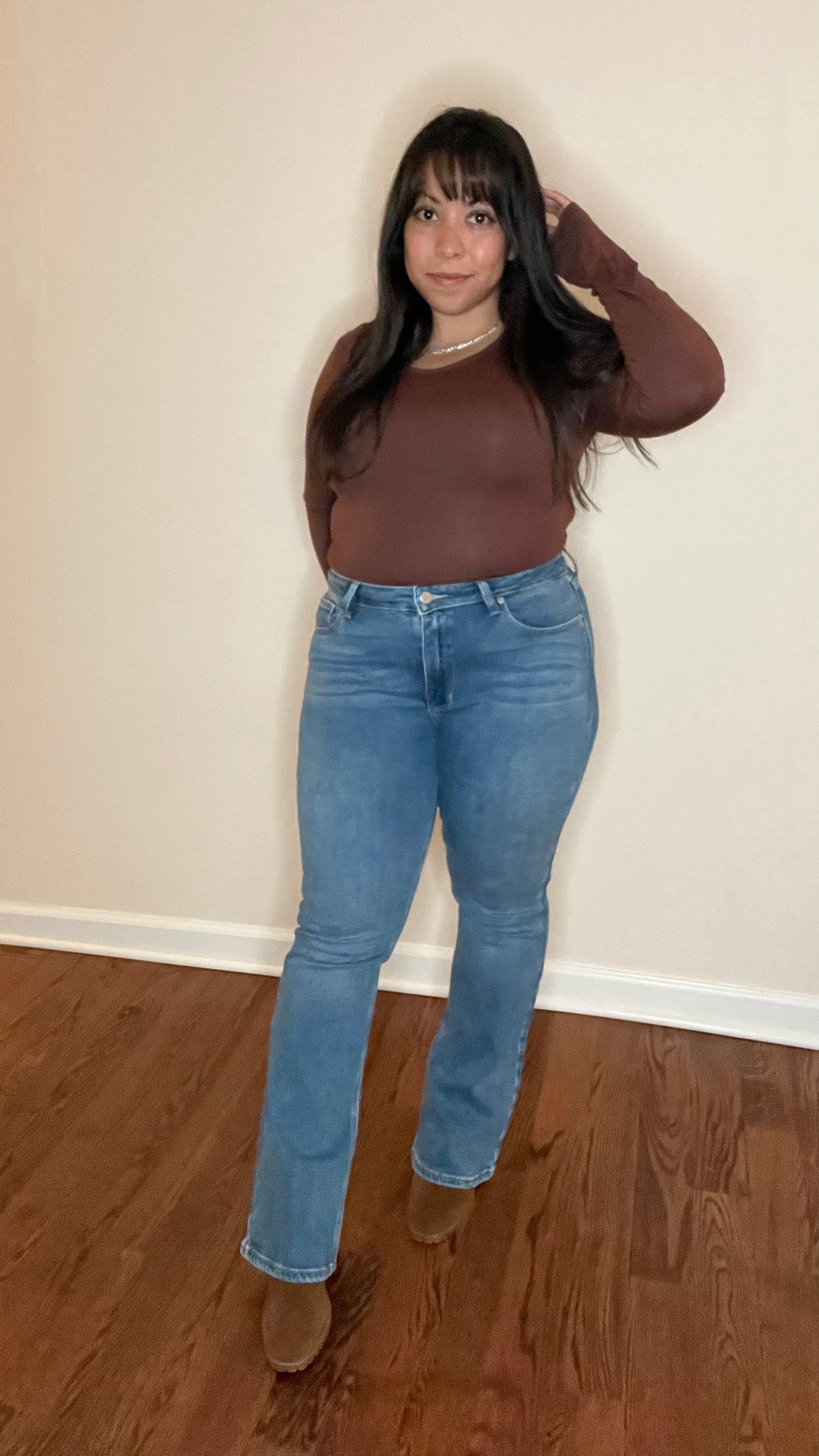 Minimalist - Petite Medium Wash Flare Jeans