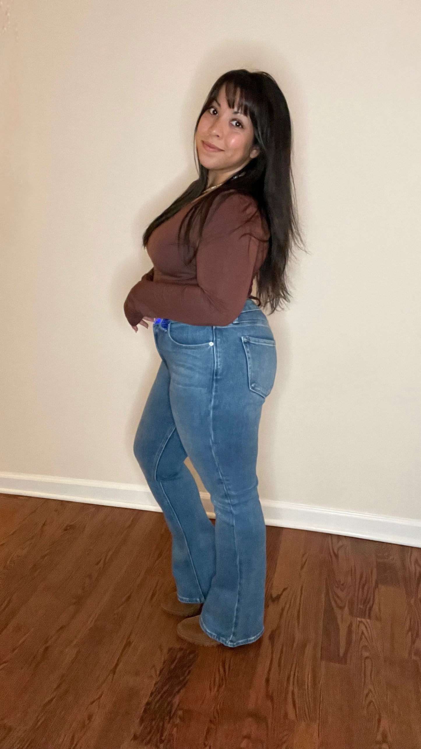 Minimalist - Petite Medium Wash Flare Jeans