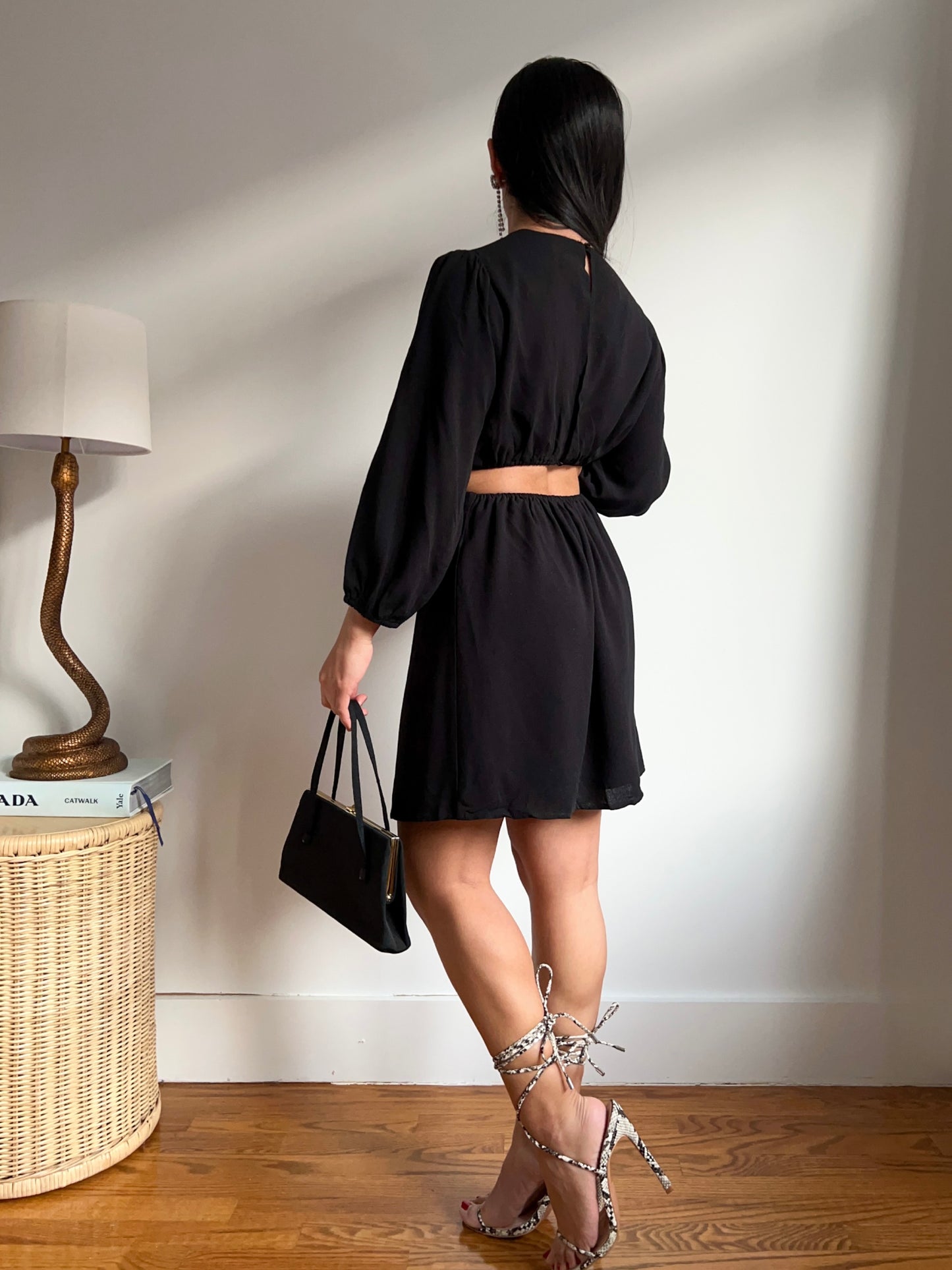 Le Petit - Black Cut-Out Mini Dress