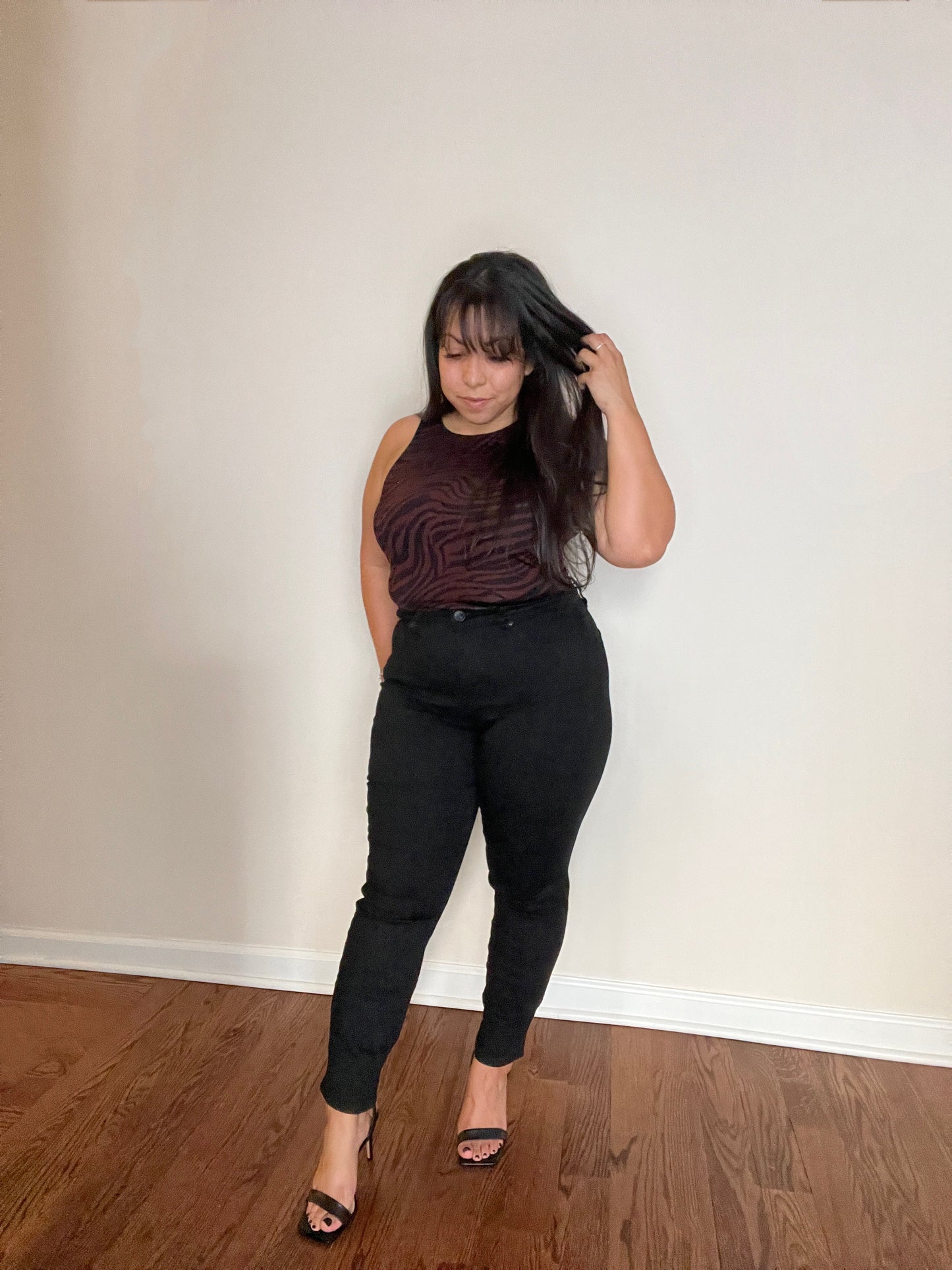 Petite Black High-Rise Skinny Jeans