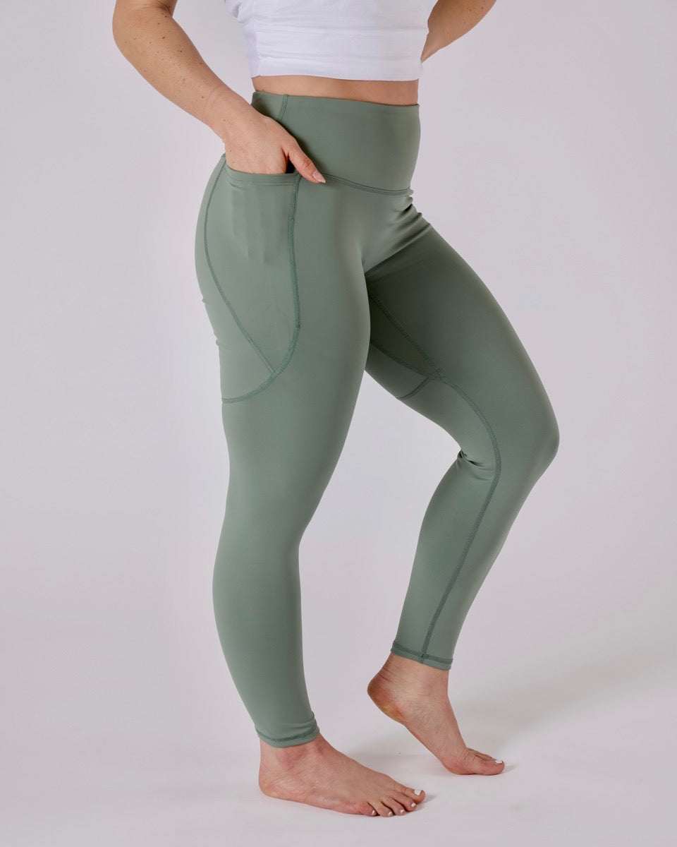 Sage Green Petite Leggings