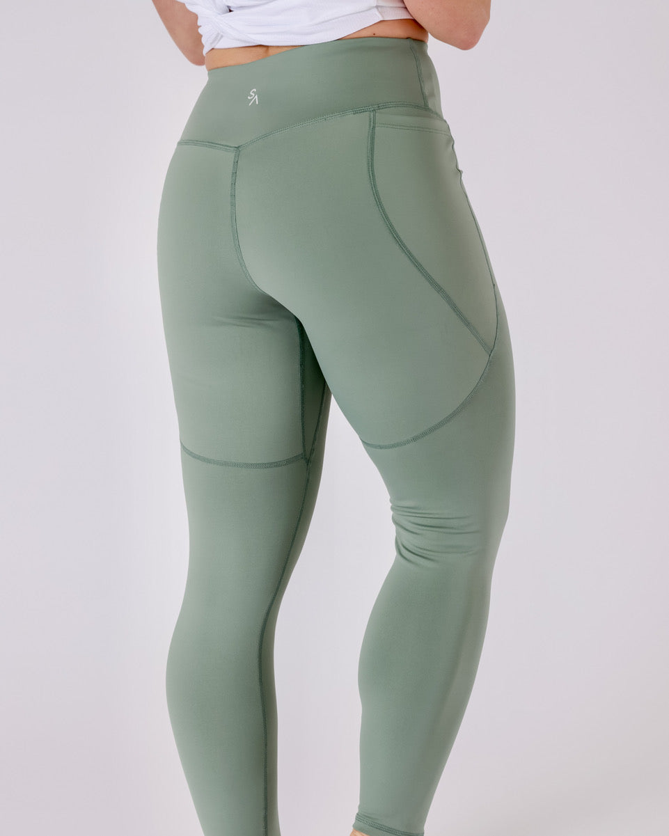 Sage Green Petite Leggings