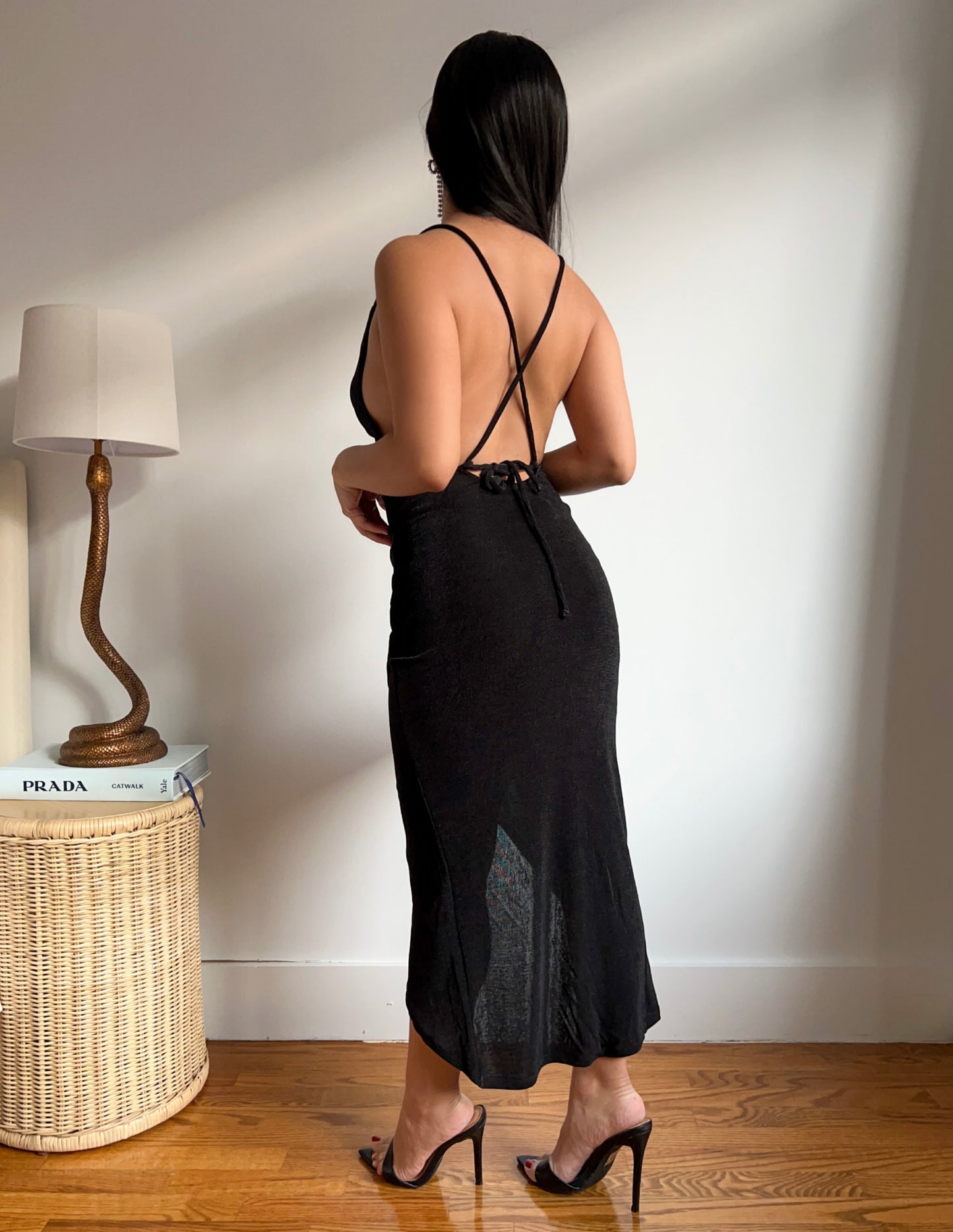 Celine - Black Maxi Dress