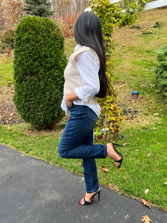 Minimalist - Petite Skinny Dark Wash Jeans